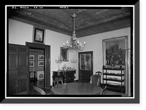 Decatur House, National Trust for Historic Preservation, 748 Jack, Washington, District of Columbia, DC - 12, Antique Poster
