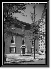 Decatur House, National Trust for Historic Preservation, 748 Jack, Washington, District of Columbia, DC - 18, Antique Poster