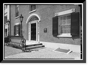 Decatur House, National Trust for Historic Preservation, 748 Jack, Washington, District of Columbia, DC - 21, Antique Print