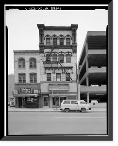 Edward Abner Building, 413-415 Ninth Street, Northwest, Washington, District of Columbia, DC, Antique Wall Art