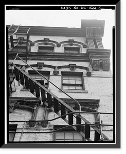 Edward Abner Building, 413-415 Ninth Street, Northwest, Washington, District of Columbia, DC - 5, Antique Poster