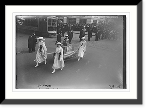 Historic Framed Print, SUFFRAGETTE PARADE,  17-7/8" x 21-7/8"