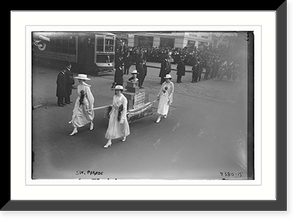 Historic Portrait - Suffragette Parade - Vintage Home Decor Print