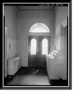 Historic Framed Print, 1901 F Street Northwest (Row House), Washington, District of Columbia, DC - 4,  17-7/8" x 21-7/8"