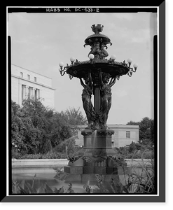 Bartholdi Fountain, Independence Avenue & C Street Southwest, Washington, District of Columbia, DC - 2, Historic Reproduction