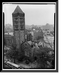 Church of the Covenant, Eighteenth & N Streets, Northwest, Washington, District of Columbia, DC - 7, Historic Print