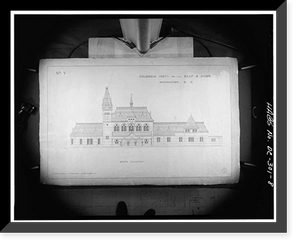 Gallaudet College, Chapel Hall, Seventh & Florida Avenue Northeast, Washington, District of Columbia, DC - 7, Vintage Print
