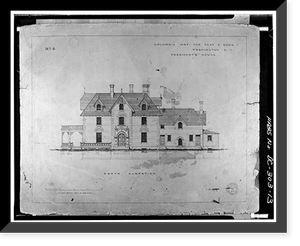 Gallaudet College, President's House, Seventh Street & Florida Avenue Northeast, Washington, District of Columbia, DC - 13 Classic, Historic Reproduction