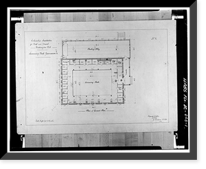 Gallaudet College, Gymnasium, Seventh & Florida Avenue, Northeast, Washington, District of Columbia, DC, Antique Poster