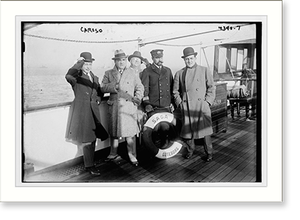 Black & White Photo - Caruso - Antique Wall Decor Print