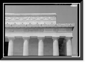 Lincoln Memorial, West Potomac Park, Washington, District of Columbia, DC - 23, Historic Reproduction
