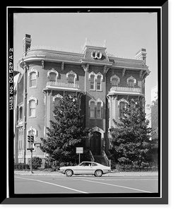 Historic Framed Print, 1500 Thirteenth Street Northwest (House), Washington, District of Columbia, DC - 2,  17-7/8" x 21-7/8"