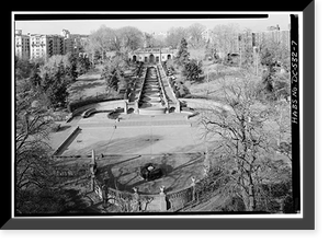 Meridian Hill Park, Bounded by Fifteenth, Sixteenth, Euclid & W Street, Washington, District of Columbia, DC - 7, Vintage Wall Art