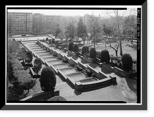 Meridian Hill Park, Bounded by Fifteenth, Sixteenth, Euclid & W Street, Washington, District of Columbia, DC - 19, Historic Print