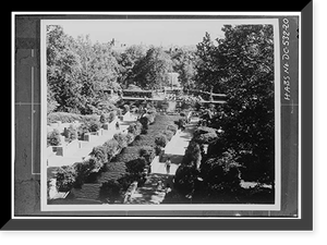 Meridian Hill Park, Bounded by Fifteenth, Sixteenth, Euclid & W Street, Washington, District of Columbia, DC - 20, Vintage Wall Art