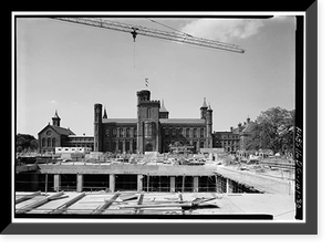 Smithsonian Institution Building, 1000 Jefferson Drive, between Ninth & Twelfth Stre, Washington, District of Columbia, DC - 30, Vintage Poster