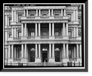 State, War & Navy Building, Southeast corner of Pennsylvania Avenue & Seventee, Washington, District of Columbia, DC - 6, Historic Print