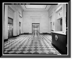 U.S. Department of the Interior, Eighteenth & C Streets Northwest, Washington, District of Columbia, DC - 83, Antique Wall Art
