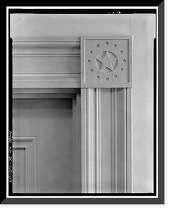 Historic Framed Print, U.S. Department of the Interior, Eighteenth & C Streets Northwest, Washington, District of Columbia, DC - 119,  17-7/8" x 21-7/8"