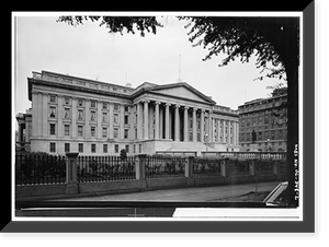 U.S. Department of the Treasury, 1500 Pennsylvania Avenue Northwest, Washington, District of Columbia, DC - 2, Vintage Poster