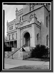 U.S. Soldiers Home, Scott Building, Rock Creek Church Road & Upshur Street Northwest, Washington, District of Columbia, DC - 12, Historic Print