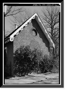 U.S. Soldiers Home, Stuccoed Gatehouse, Rock Creek Church Road & Upshur Street Northwest, Washington, District of Columbia, DC - 2, Vintage Poster