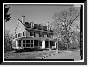 U.S. Soldiers Home, Stuccoed House with Gable Roof, Rock Creek Church Road & Upshur Street Northwest, Washington, District of Columbia, DC - 2, Antique Wall Art