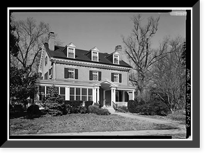 U.S. Soldiers Home, Stuccoed House with Gable Roof, Rock Creek Church Road & Upshur Street Northwest, Washington, District of Columbia, DC - 4, Antique Wall Art