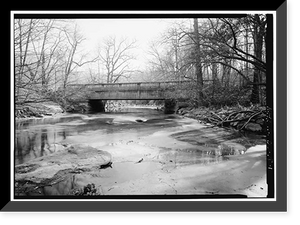 Old Military Road Bridge, Joyce Road spanning Rock Creek, west of intersecti, Washington, District of Columbia, DC, Historic Print