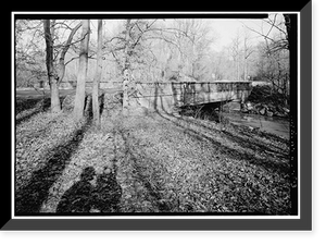 Old Military Road Bridge, Joyce Road spanning Rock Creek, west of intersecti, Washington, District of Columbia, DC - 3, Vintage Wall Art