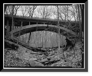 Ross Drive Bridge, Spanning Rock Creek at Ross Drive, South of Joyce, Washington, District of Columbia, DC - 2 Classic, Antique Poster