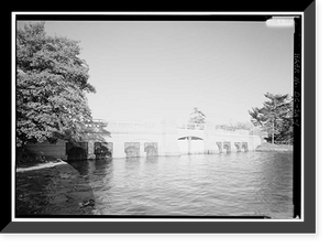 Tidal Reservoir, Inlet Bridge, Ohio Drive, spanning Inlet of Tidal Basin, Washington, District of Columbia, DC, Antique Wall Art