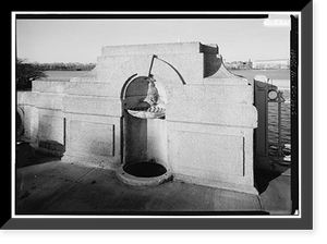Tidal Reservoir, Inlet Bridge, Ohio Drive, spanning Inlet of Tidal Basin, Washington, District of Columbia, DC - 6, Antique Wall Art
