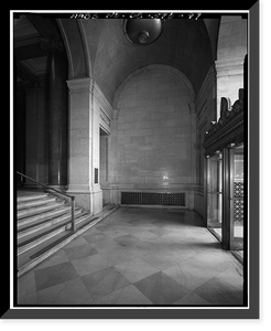 City Post Office, 2 Massachusetts Avenue, Northwest, Washington, District of Columbia, DC - 97, Antique Poster