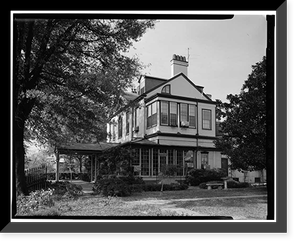 Navy Yard, Commandant's House, Eighth & M Streets Southeast, Washington, District of Columbia, DC - 4 Classic, Historic Print