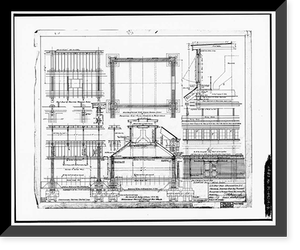 Navy Yard, General Foundry, Navy Yard Annex, Washington, District of Columbia, DC - 4, Antique Print