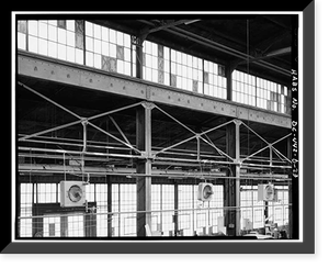 Navy Yard, Boilermakers Shop, Navy Yard Annex, Washington, District of Columbia, DC - 23, Vintage Print