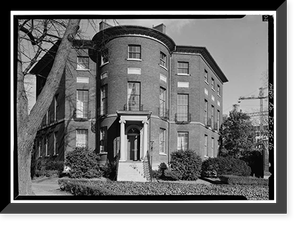 Historic Framed Print, Octagon House, 1799 (1741) New York Avenue, Northwest, Washington, District of Columbia, DC - 16,  17-7/8" x 21-7/8"