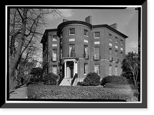 Historic Framed Print, Octagon House, 1799 (1741) New York Avenue, Northwest, Washington, District of Columbia, DC - 17,  17-7/8" x 21-7/8"