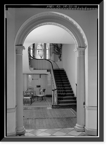 Historic Framed Print, Octagon House, 1799 (1741) New York Avenue, Northwest, Washington, District of Columbia, DC - 18,  17-7/8" x 21-7/8"