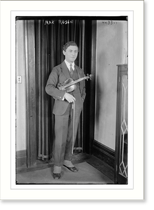 Historic Photo Print - Max Rosen - Vintage Wall Art Gift