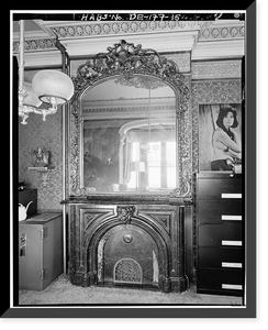 Dr. Henry Ridgely House, 6 South State Street, Dover, Kent County, DE - 15, Historic Print