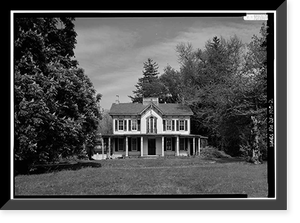 Historic Framed Print, Greenwold, 625 South State Street, Dover, Kent County, DE - 2,  17-7/8" x 21-7/8"