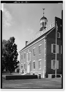 Historic Architecture - Dover, Delaware - State House, East side (1)