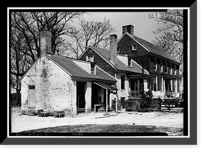 John Dickinson Mansion, Kitts Hummock Road, off State Road 68, 0.3 mile ea, Dover vicinity, Kent County, DE, Vintage Wall Art
