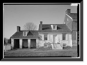 John Dickinson Mansion, Kitts Hummock Road, off State Road 68, 0.3 mile ea, Dover vicinity, Kent County, DE - 9, Historic Print