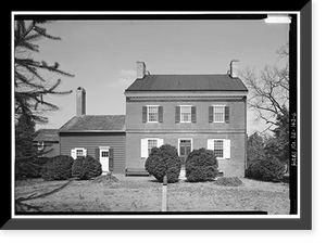 Historic Framed Print, Aspendale, Route 300 (Downs Chapel), Kenton vicinity, Kent County, DE - 6,  17-7/8" x 21-7/8"