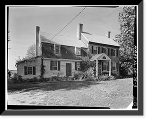 Historic Framed Print, York Seat Farm, Route 9, Little Creek Vicinity, Leipsic vicinity, Kent County, DE - 3,  17-7/8" x 21-7/8"