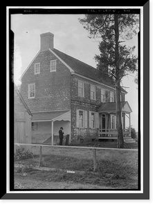 Historic Framed Print, Wheel of Fortune (House), State Route 9, Leipsic vicinity, Kent County, DE,  17-7/8" x 21-7/8"