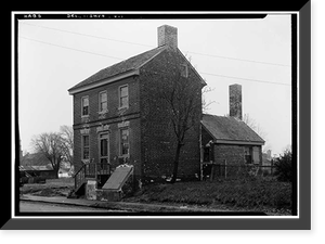 Cummins-Stockley House, 215 North Main Street, Smyrna, Kent County, DE, Vintage Poster